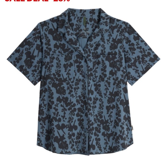 Royal Robbins Spotless Evolution Meadow Short Sleeve Women's Button Up Shirt - Picture 2 of 8